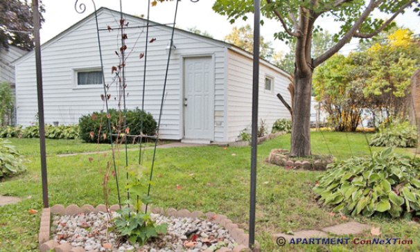 Back Yard & Detached Garage