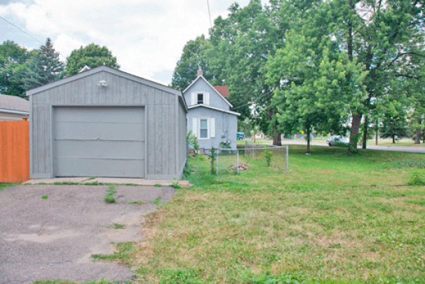 Garage and Back Yard