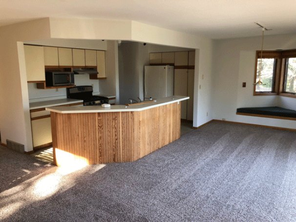 Kitchen & Living Room