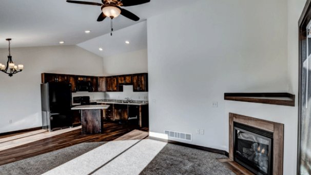 Living Room to Dining & Kitchen