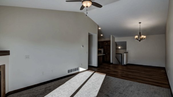 Living Room to Dining & Kitchen